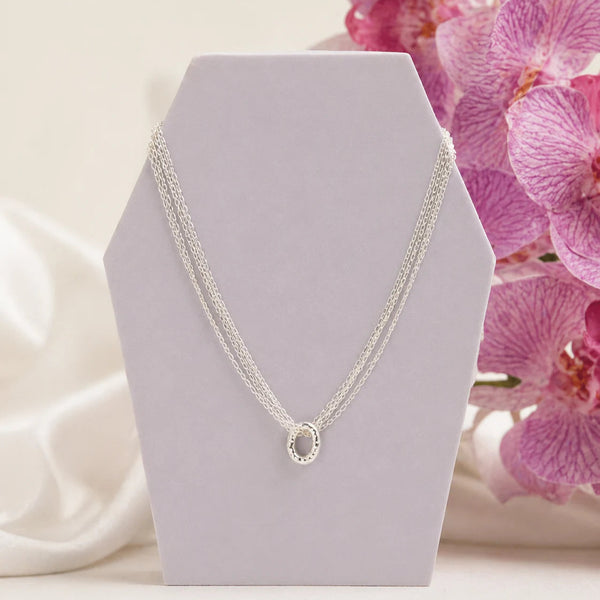 Hoop n' Bunch Silver Necklace 1