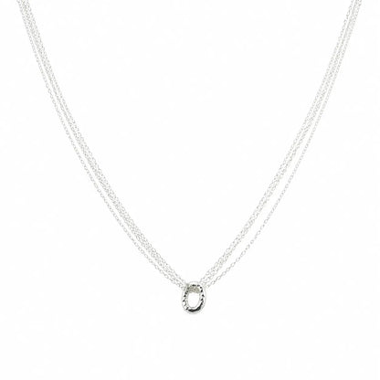 Hoop n' Bunch Silver Necklace 4