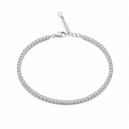 Illustria Studded Rhodium Bracelet 4