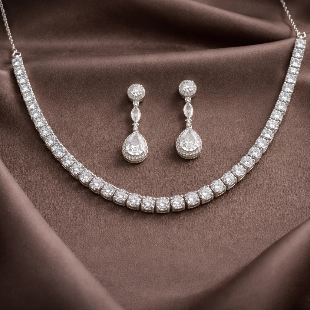 Imperial Solitaire Necklace Set 1