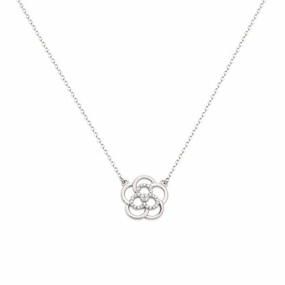 In Bloom Rhodium Necklace 4