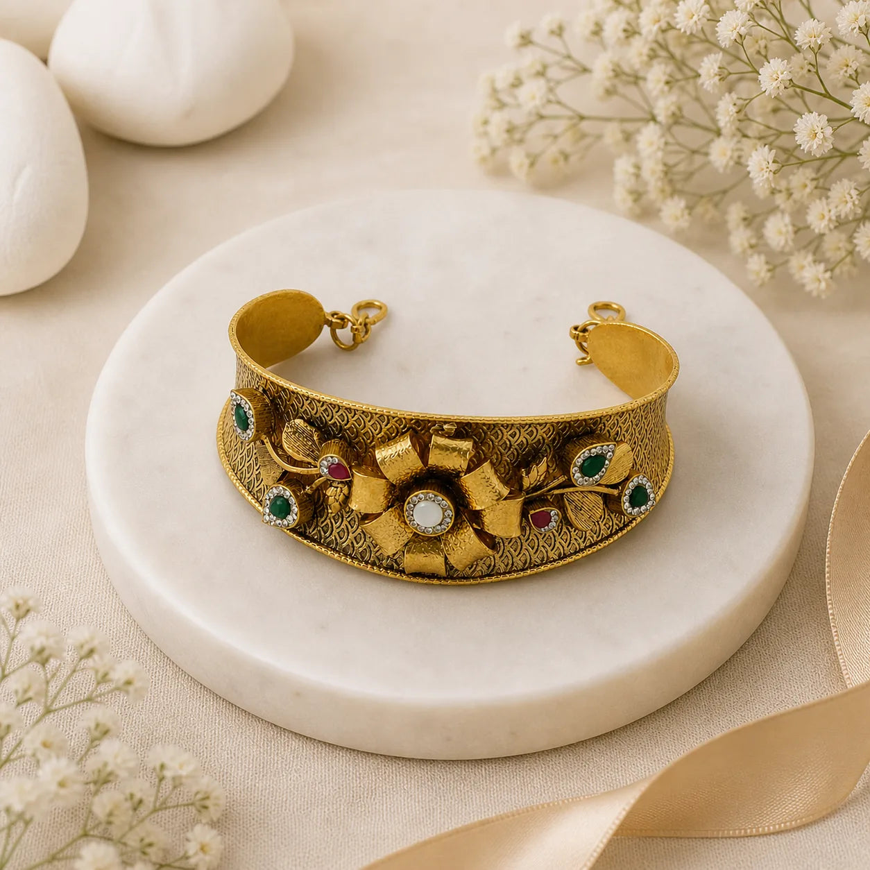 Indulgence Antique Gold Bracelet for Women 1
