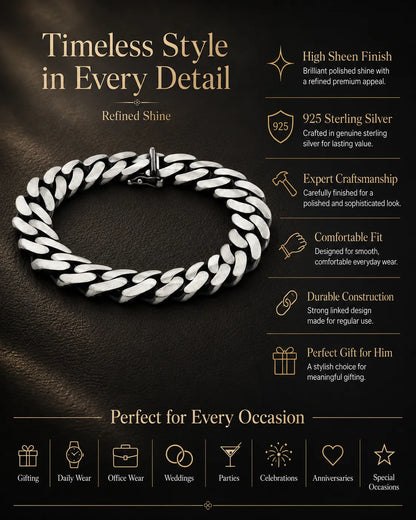Infinite Cuff Matte Bracelet for Men 3