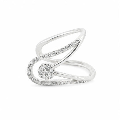 Insignia Studded Adjustable Ring for Women 4