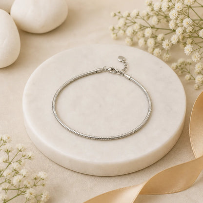 Just A String Rhodium Bracelet for Women 1