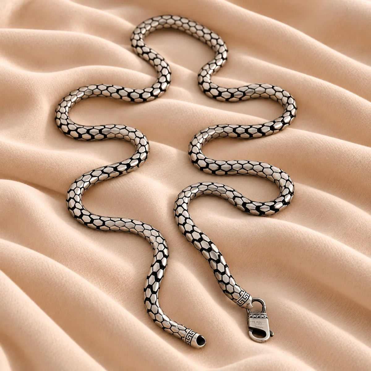 King Python Matte Chain for Men 3