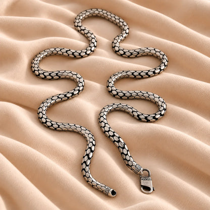 King Python Matte Chain for Men 3