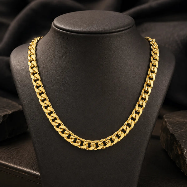 Kingmaker Gold Plated Curb Chain for Men 1