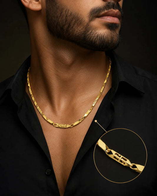 Lancer Gold Plated Chain for Men 2