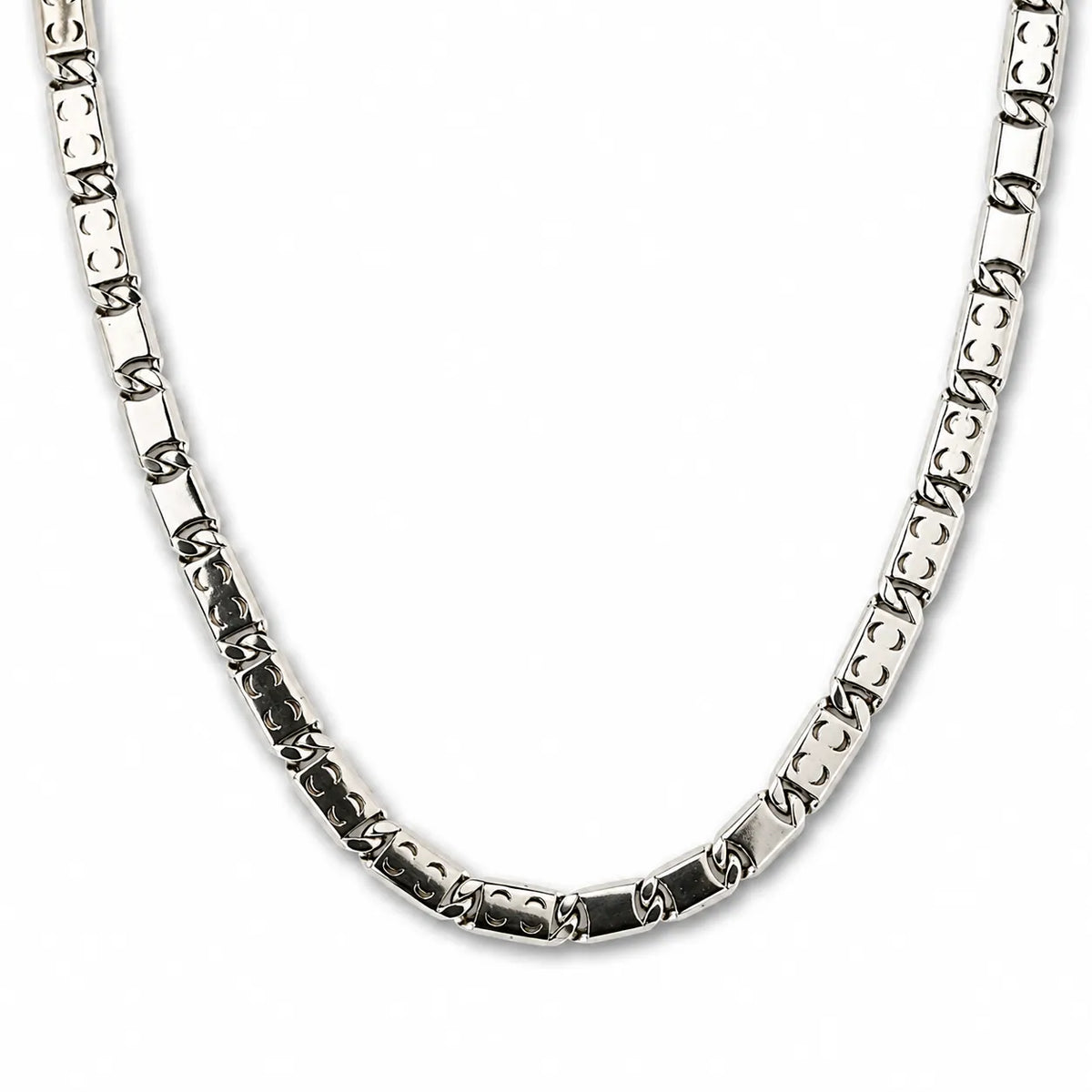 Legacy Rhodium Plated Chain for Men 4