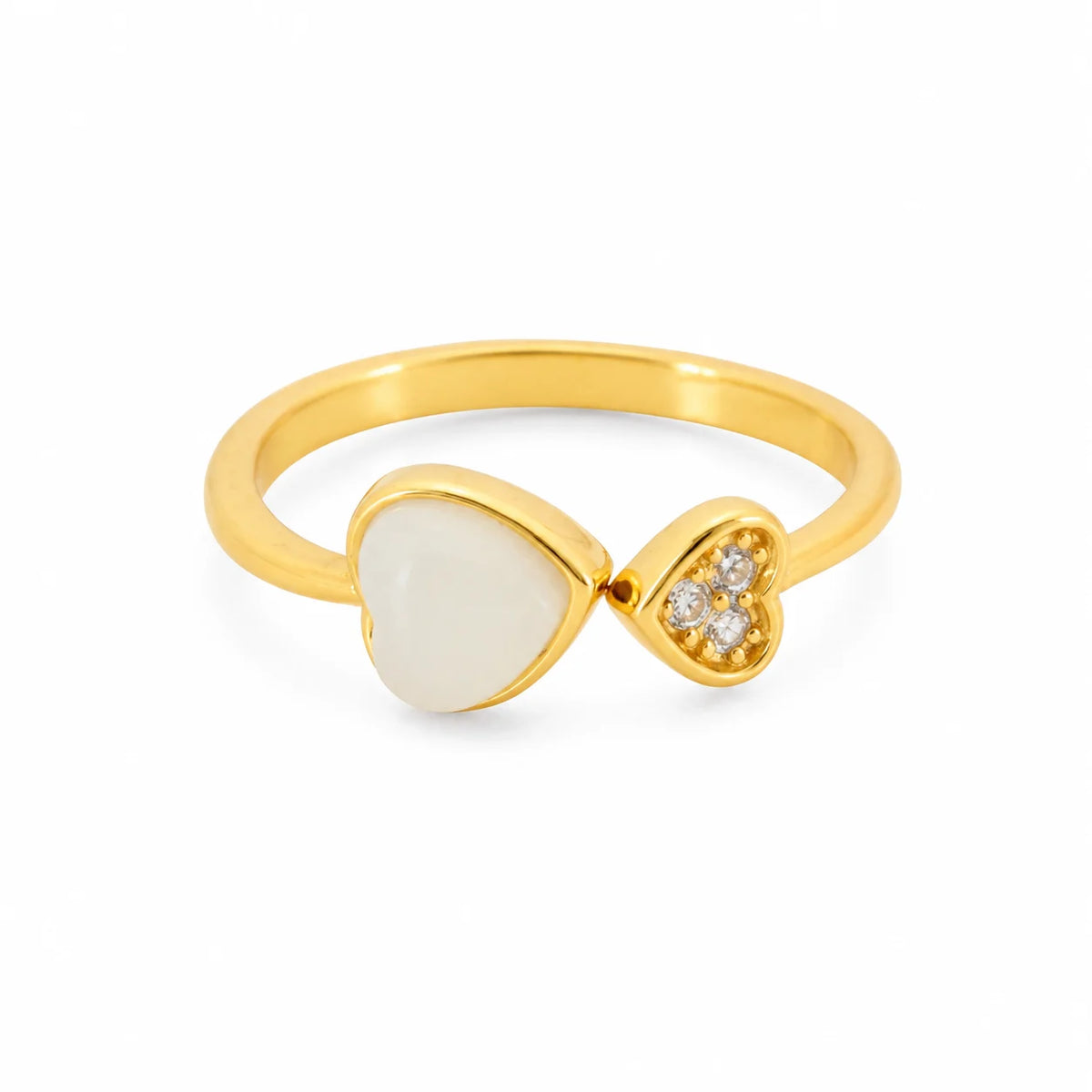 Lovedrop Gold Plated Adjustable Ring for Women 4