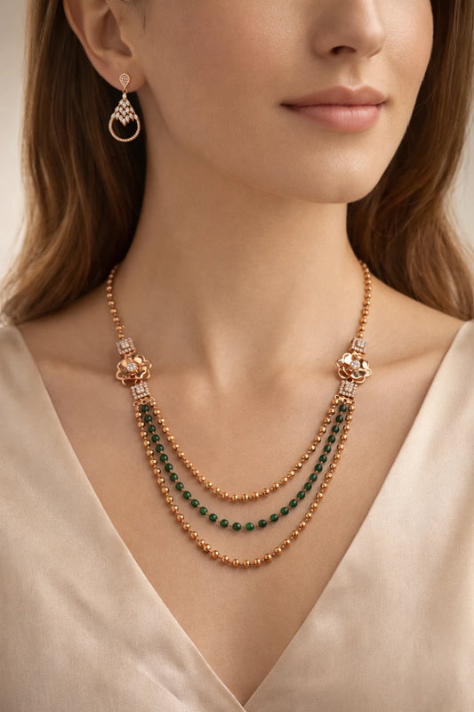 Lumea Rose Gold Necklace Set 2