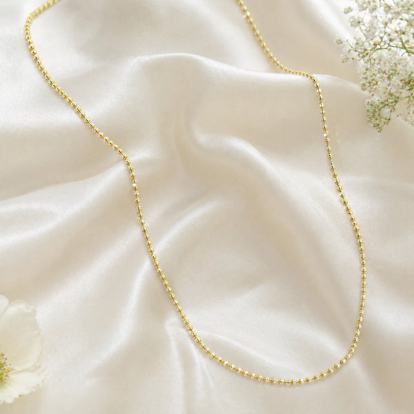 Luxe Rosary Gold & Rhodium Necklace 1