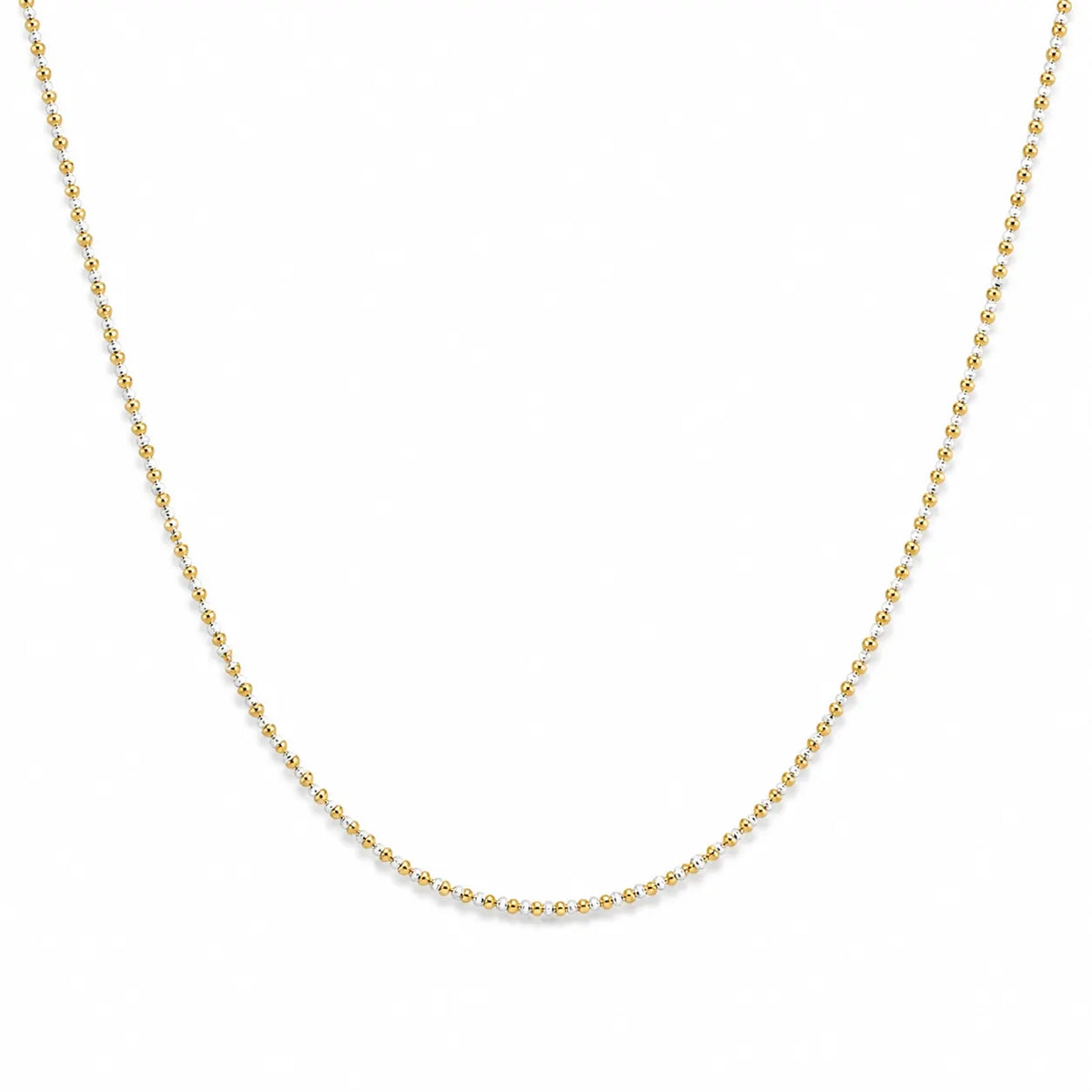 Luxe Rosary Gold & Rhodium Necklace 4