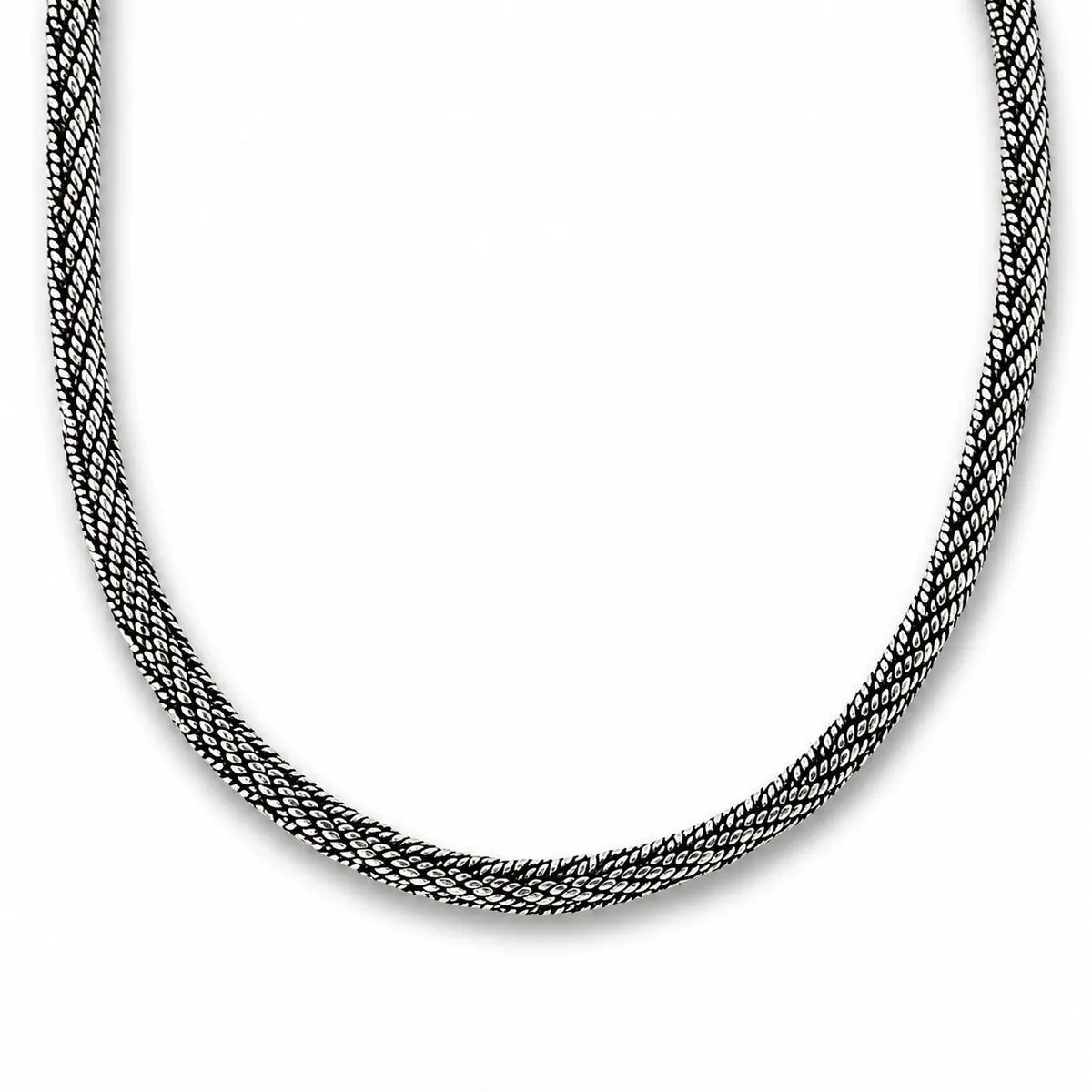 Maestro Chunky Oxidised Chain for Men 4