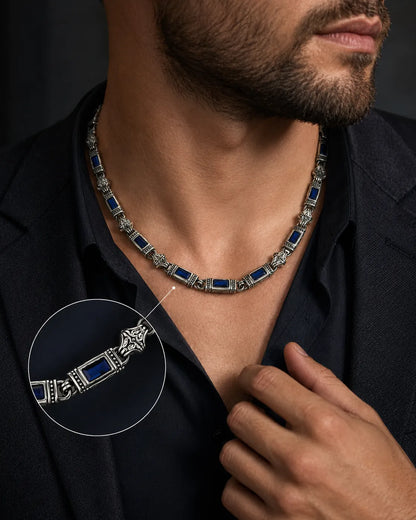Mariner Sapphiro Oxidised Chain for Men 2
