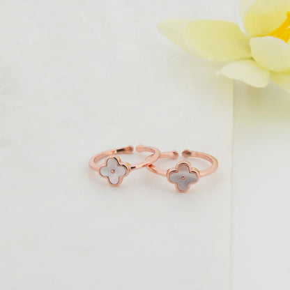 Milky Luck Rose Gold Toe Rings 6