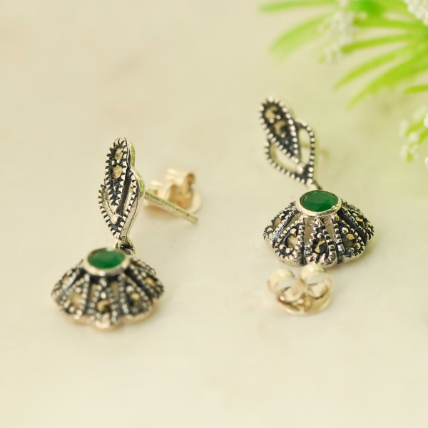 Mirage Marcasite Earrings 1