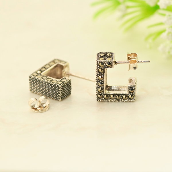 Miraq Marcasite Earrings 1