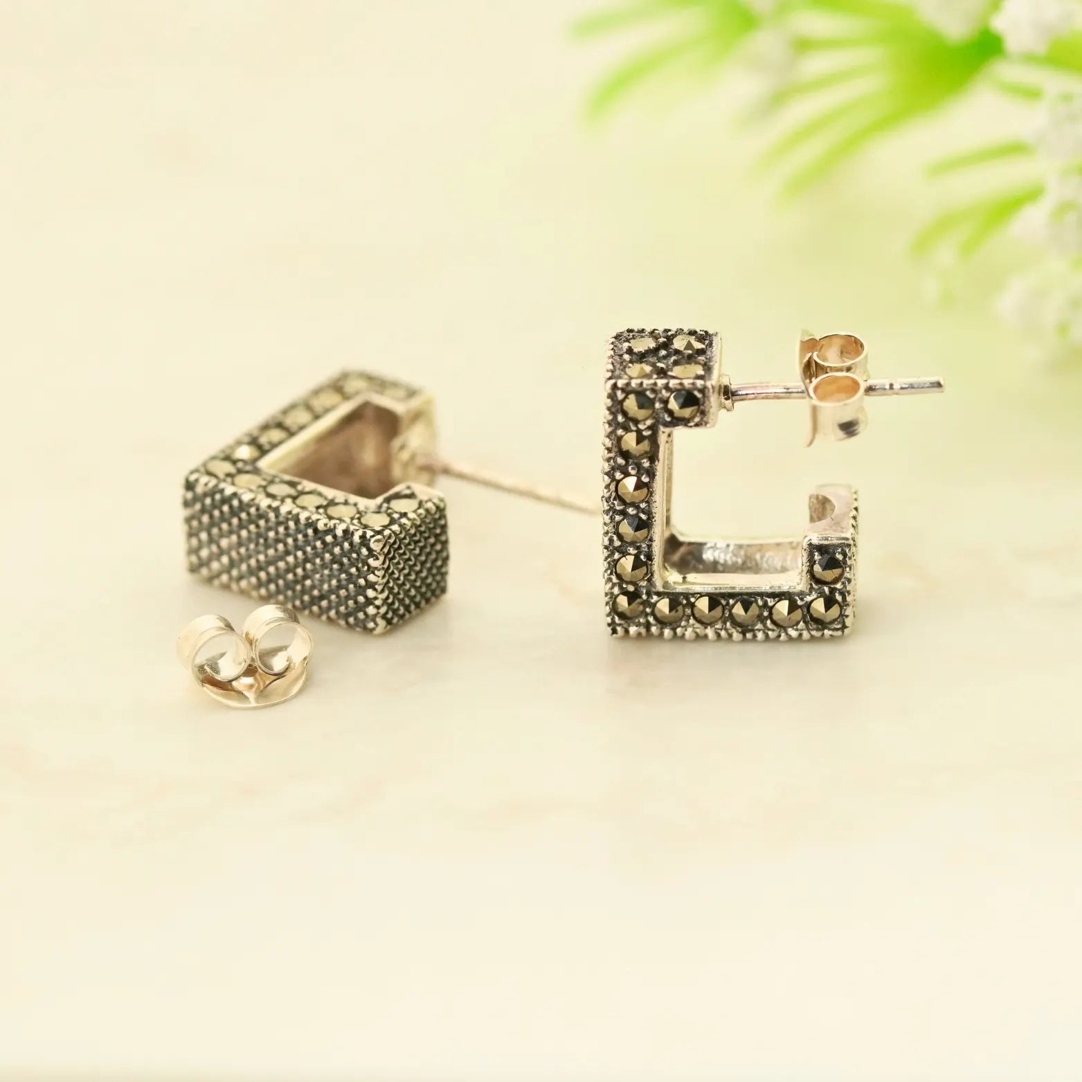 Miraq Marcasite Earrings 8