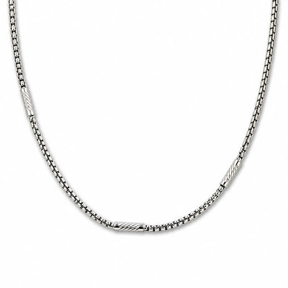 Monarch Rhodium Plated Chain for Men 4