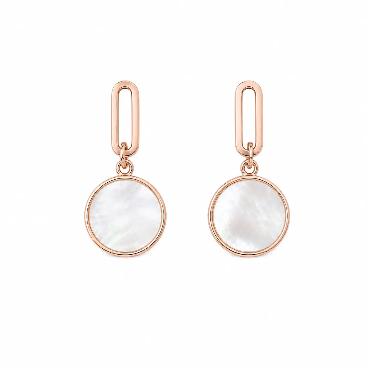 Opella MOP Rose Gold Earrings 4