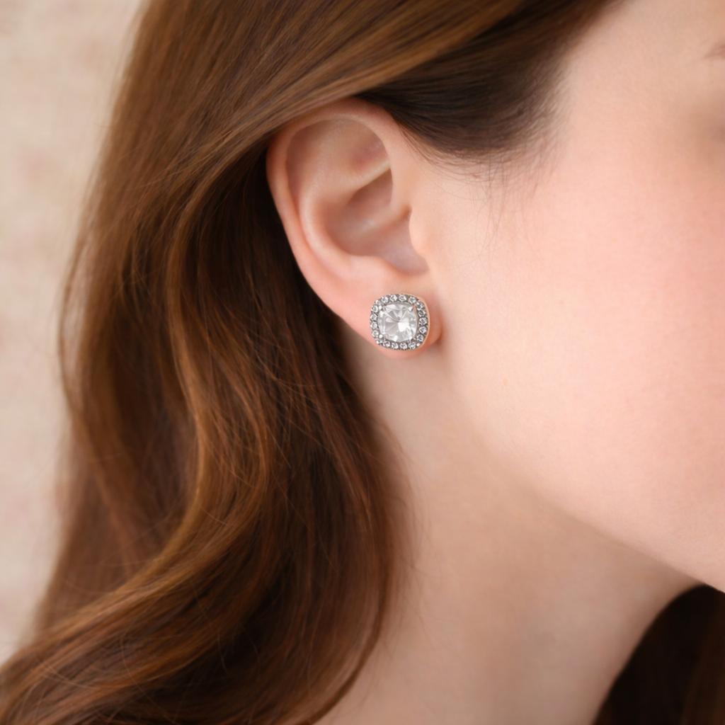 Orbix Rhodium Earrings 2