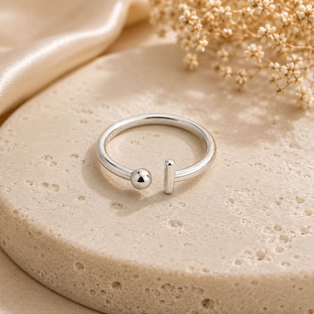 Pieces Rhodium Toe Ring 1