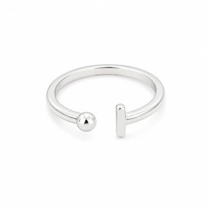 Pieces Rhodium Toe Ring 4
