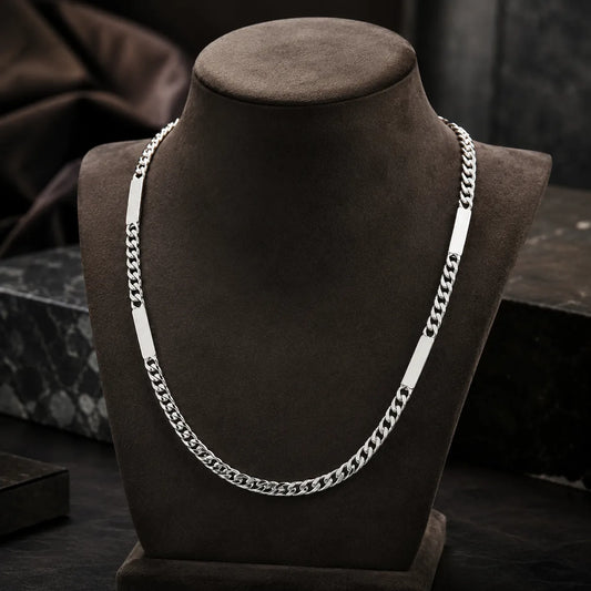 Platnium Sky Rhodium Plated Chain for Men 1
