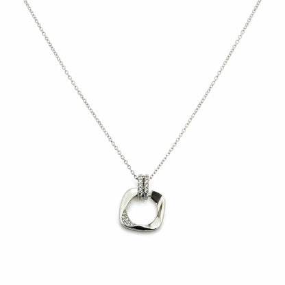 Prism Rhodium Necklace 4