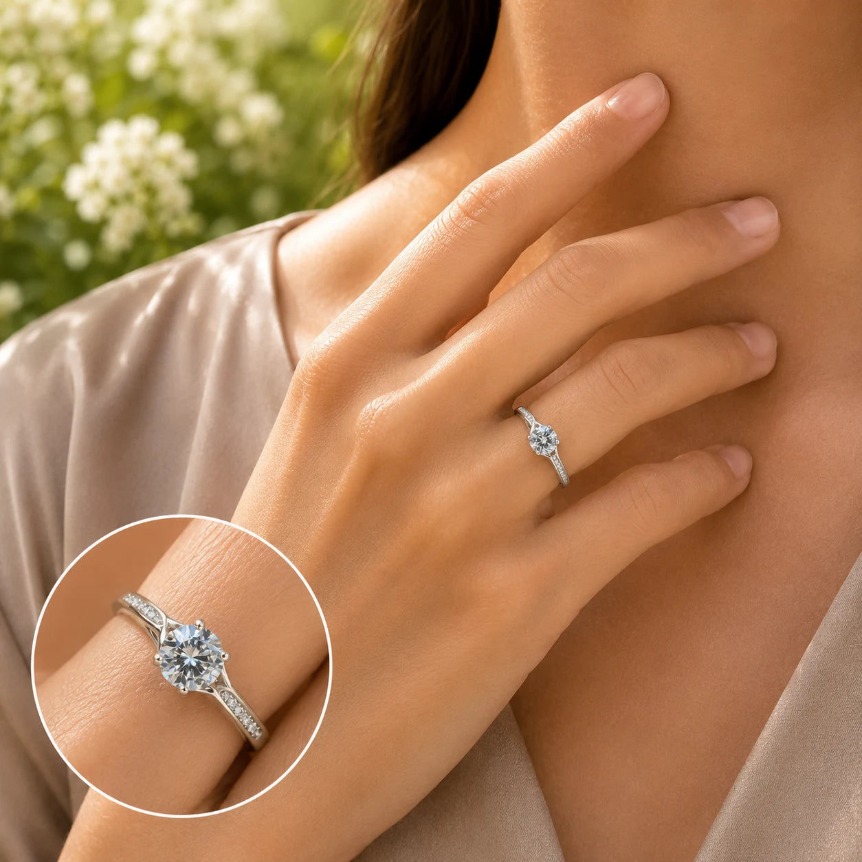 Proposal Solitaire Adjustable Ring for Women 2