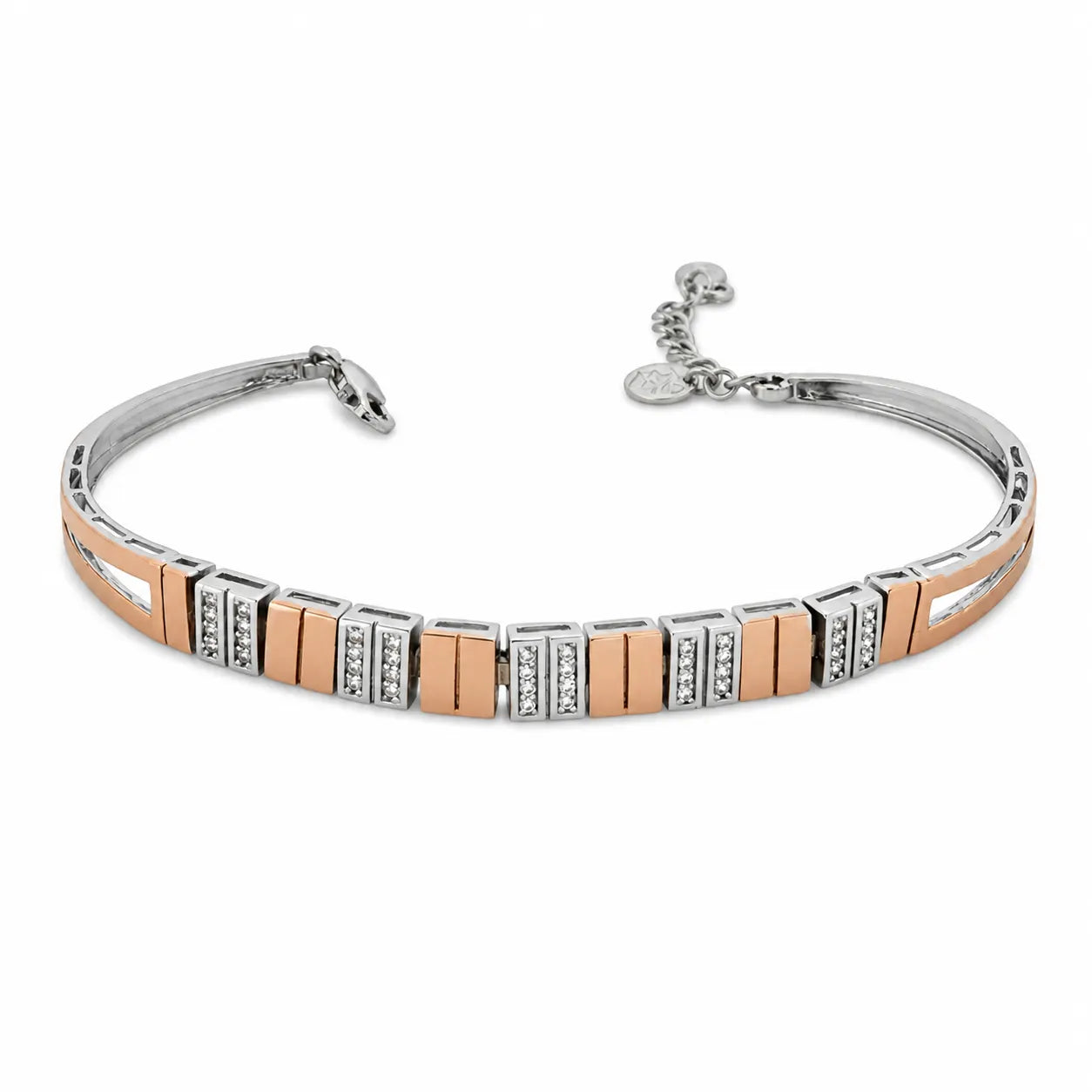 Radiance Rose Gold & Rhodium Bracelet for Women 3