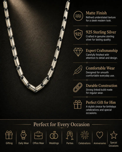 Raven Signature Matte Chain for Men 3