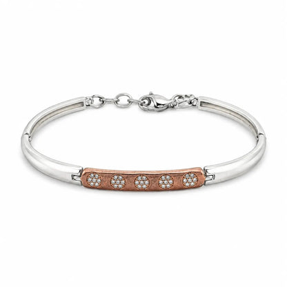 Regalia Rose Gold & Rhodium Bracelet for Women 4