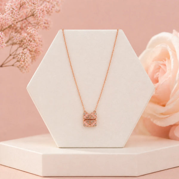 Reveal Rose Gold magnetic Necklace 1