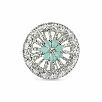 Reverie Adjustable Studded Cocktail Ring for Women 3