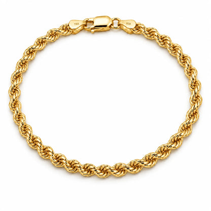 Rope Gold Bracelet for Men 