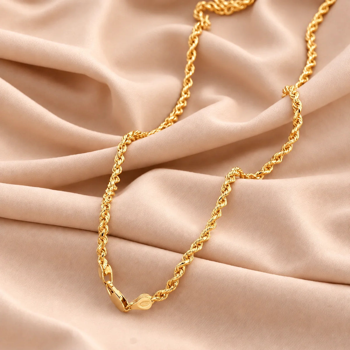 Rope Gold Chain for Men 2