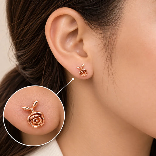 Roseveil Rose Gold Earrings 2