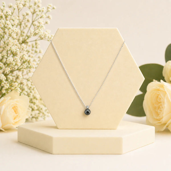 Serene Black Pearl Necklace 1