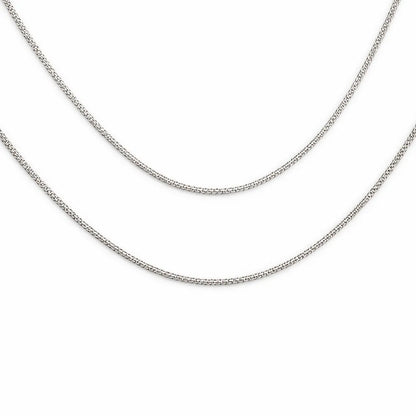 Shimmer Minimal Rhodium Anklet 4