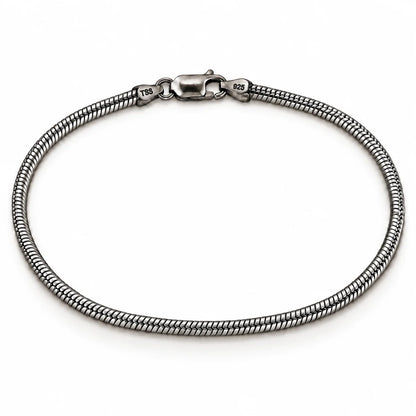 Snake Oxidised Bracelet for Men 1