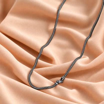Snake Oxidised Chain for Men 2