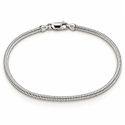 Snake Rhodium Bracelet for Men 1