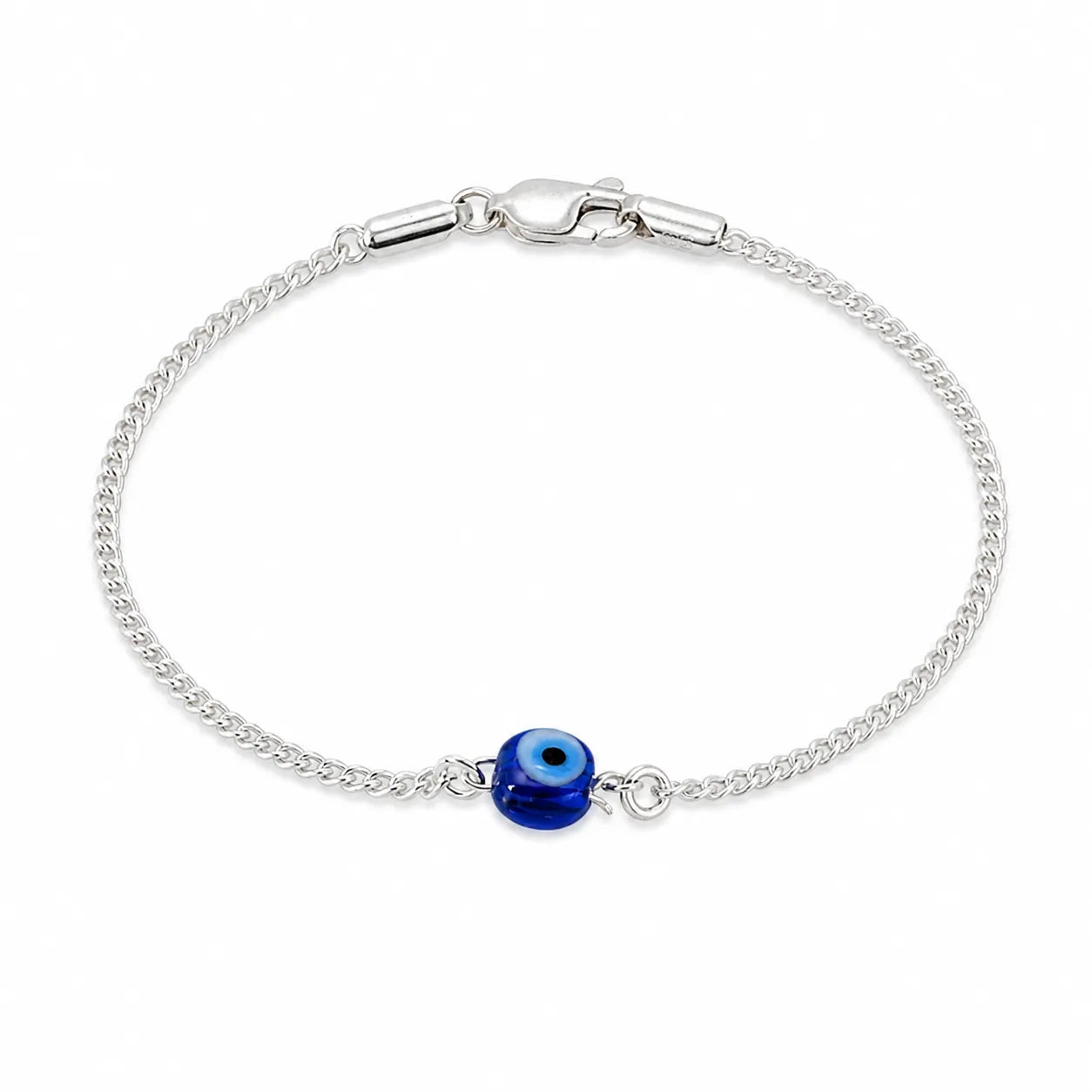 Solo Watcher Silver Evil Eye Bracelet for Women 3