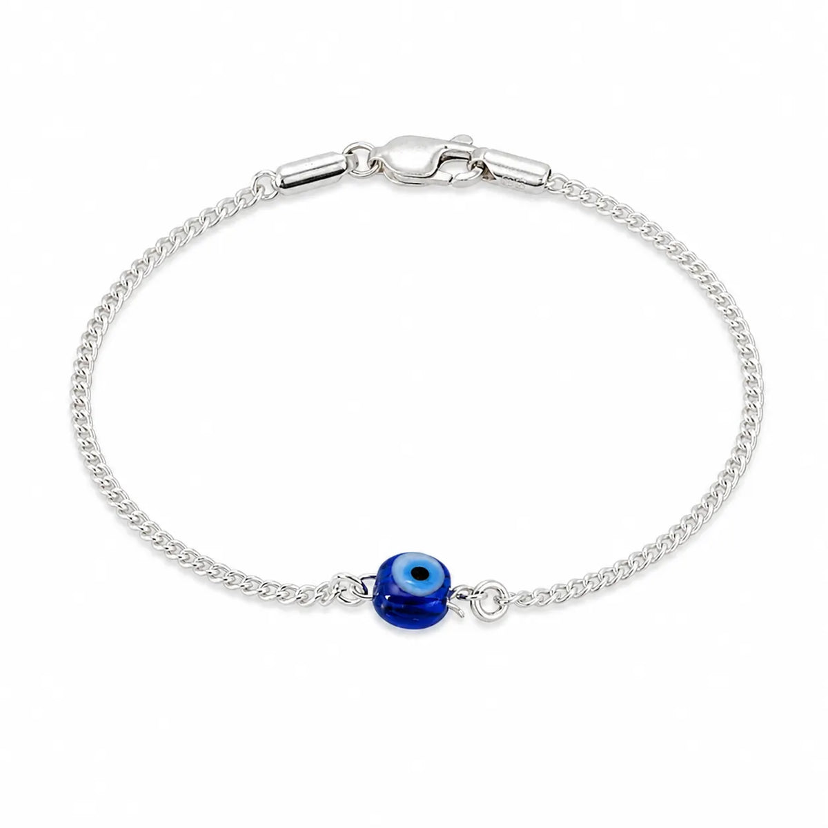 Solo Watcher Silver Evil Eye Bracelet for Women 4
