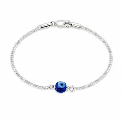 Solo Watcher Silver Evil Eye Bracelet for Women 4