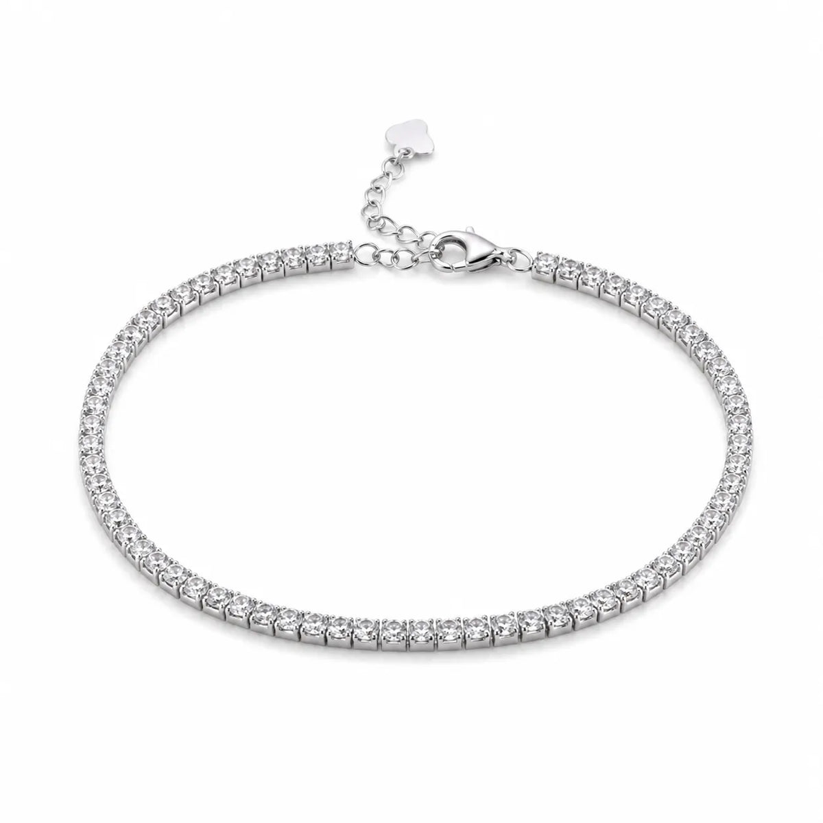 Sparkle Wrist Studded Rhodium Bracelet for Women 4