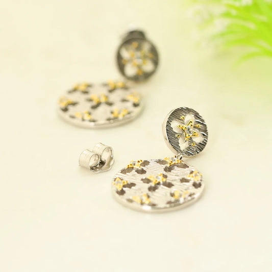 Starborn Rhodium Earrings 1